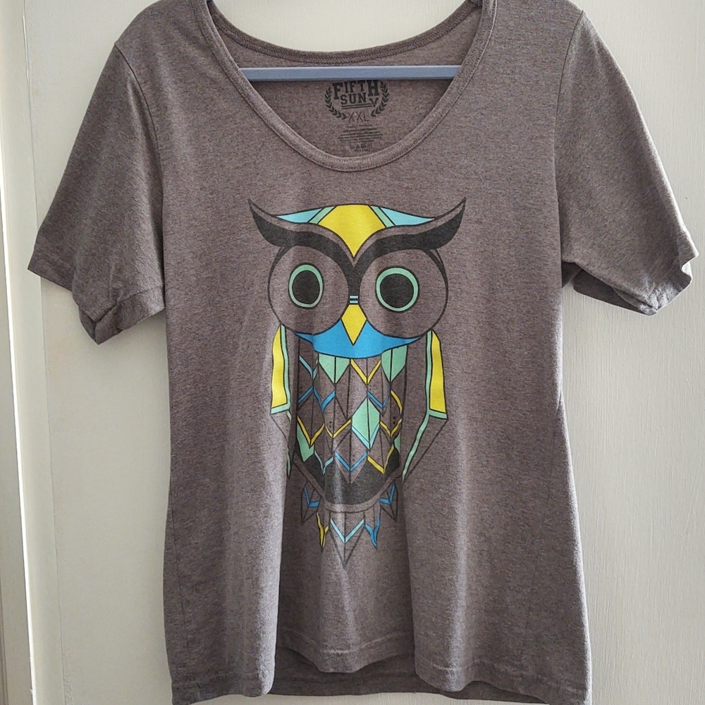 Fifth Sun Owl Top